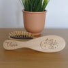 Personalized Wooden Hairbrush - Children size