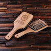 Personalized Wooden Hairbrush - Rectangular